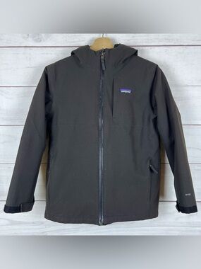 Patagonia 4 in 1 Everyday Jacket Black H2No Waterproof Shell & Fleece Youth M